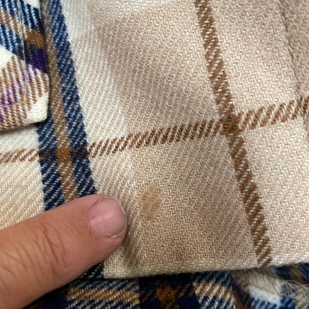 Vintage Pendleton Button Front Belted Jacket Crea… - image 8